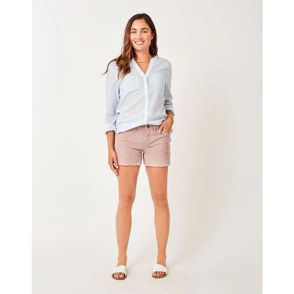 Carve Designs Oahu 4” Corduroy Shorts Fawn Size 2 - Picture 1 of 9